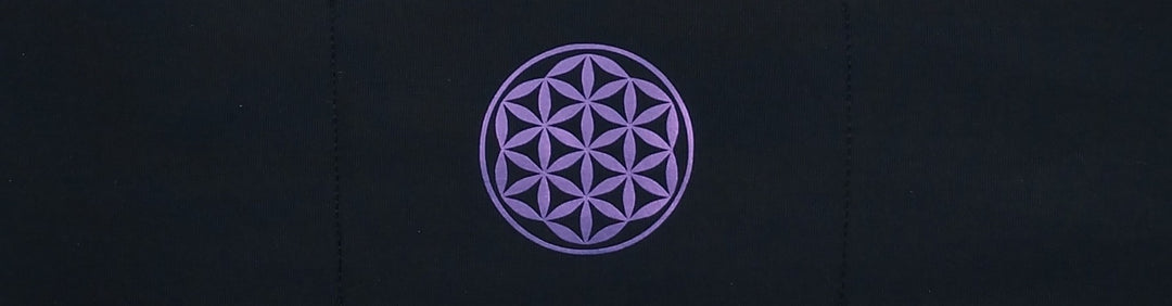 Flower of Life meditation headband by buddha gear for yoga meditation an sleep with a crystal over your third eye