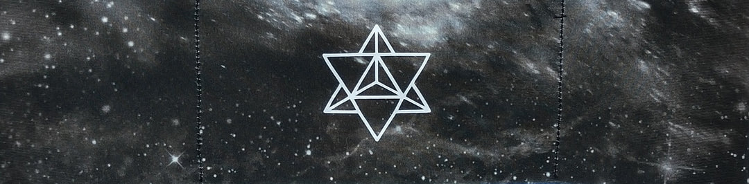 Merkaba meditation headband by buddha gear for yoga meditation an sleep with a crystal over your third eye