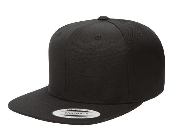Yupoong 6089 Flat Bill, Hat / Visor with Green Under Bill and Handmade Vegan Leather Let That Shit Go Buddha Patch by Buddha Gear